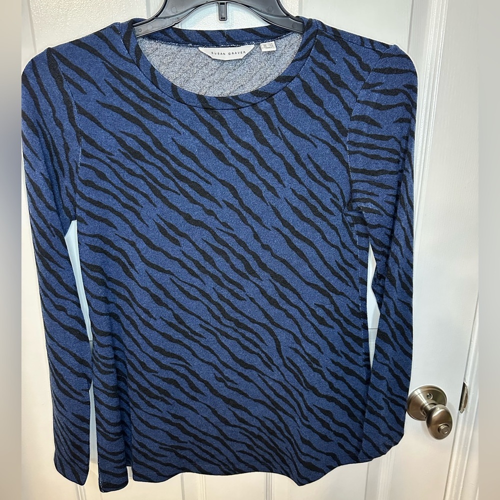 NWOT Women’s Top XXS Retro Rock Y2K Vintage Urban 90’s Punk Animal Print Zebra